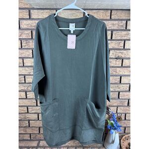 Pink Owl Big slouchy tee size medium